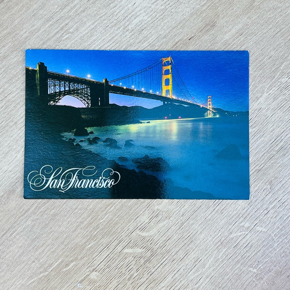3 for 10: Vintage San Francisco Golden Gate Bridge Postcard unposted